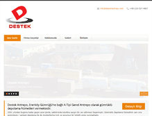 Tablet Screenshot of destekantrepo.com